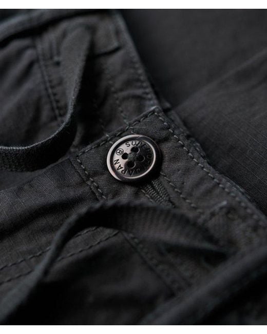 Superdry Black & Co Low Rise Para Cargo Pants