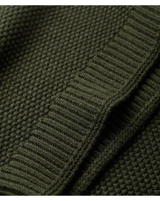Superdry Green & Co The Merchant Store- Textured Crew Jumper for men