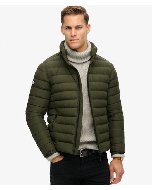 Superdry Green & Co Fuji Printed Padded Jacket for men