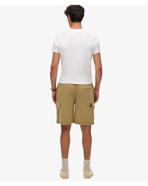 Superdry Natural & Co Classic Contrast Stitch Cargo Shorts for men