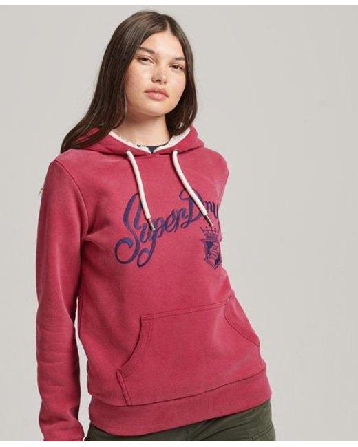 Superdry Red Pride & Craft Hoodie