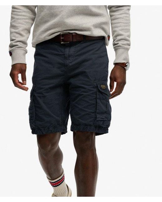 Superdry Blue & Co Parachute Light Shorts for men
