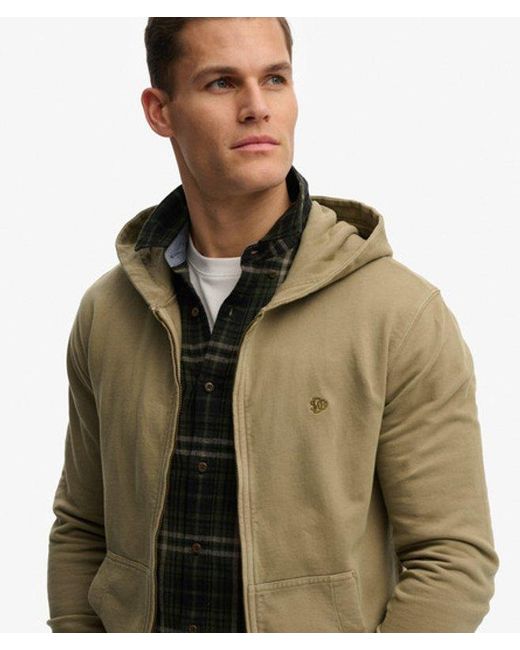 Superdry Green & Co Classic Essential Zip Hoodie for men