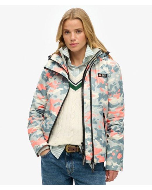 Superdry Gray & Co Hooded Mountain Windbreaker Jacket