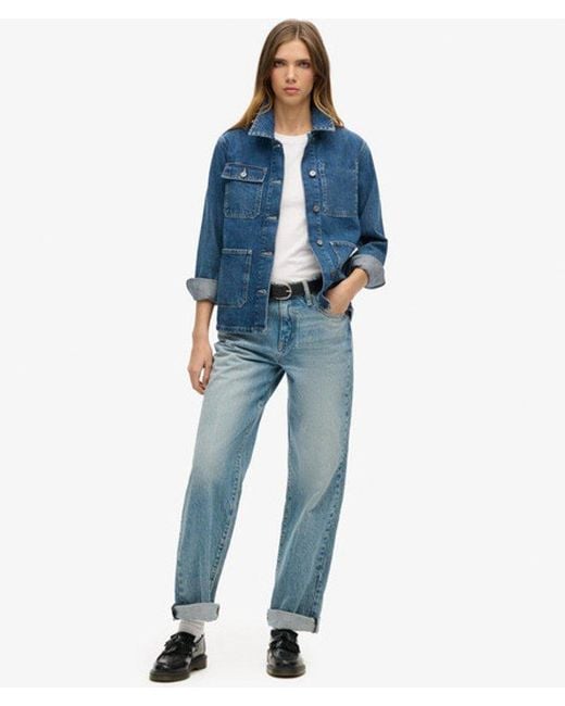 Superdry Blue & Co Denim Chore Jacket