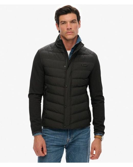 Superdry Black & Co Storm Popper Softshell Jacket for men