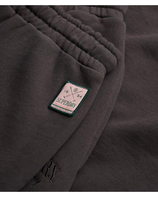 Superdry Black & Co Country Club Cuff joggers