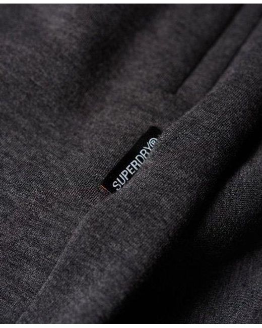 Superdry Black Active Flex Pants Charcoal Marl for men