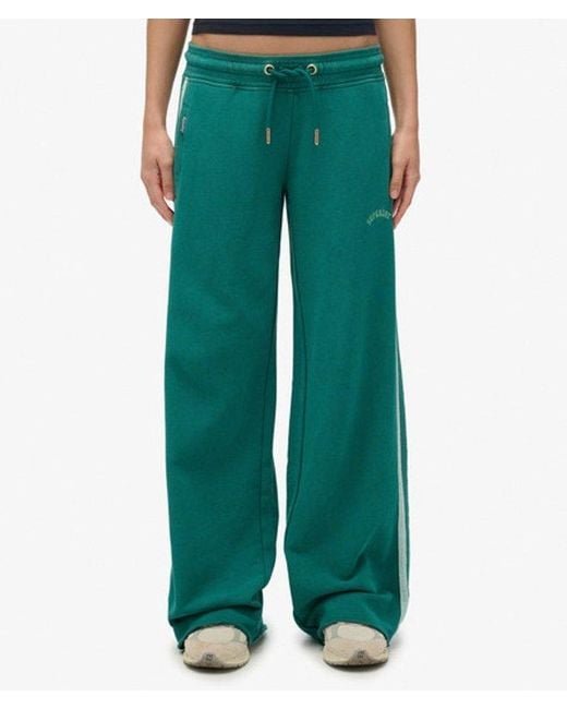 Superdry Blue & Co Athletic Essentials Logo Straight joggers