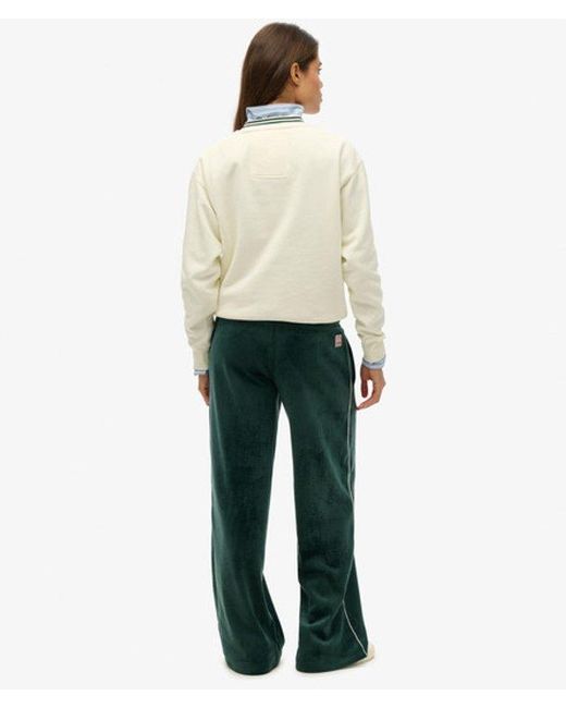 Superdry White & Co Country Club Velour joggers
