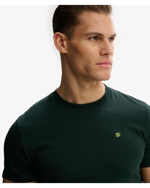 Superdry Green Sd & Co Logo Embroidered T-shirt for men