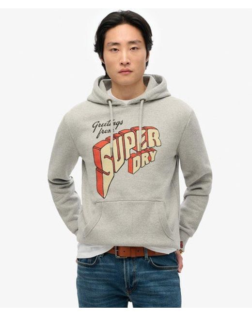 Superdry Gray & Co North Cali Hoodie for men