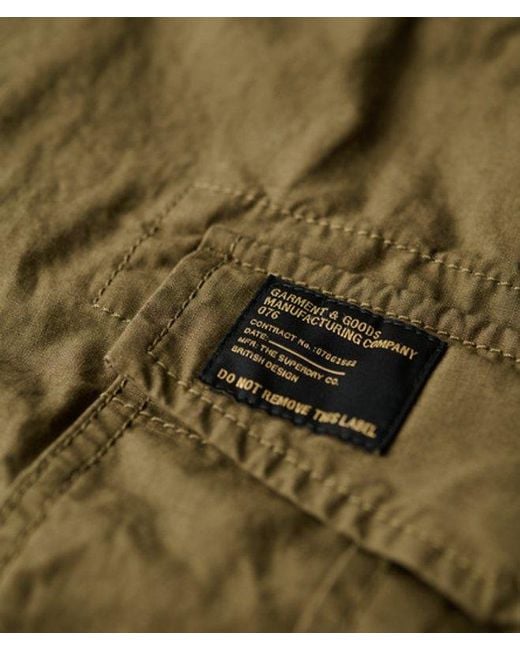Superdry Green & Co Parachute Cargo Shorts for men