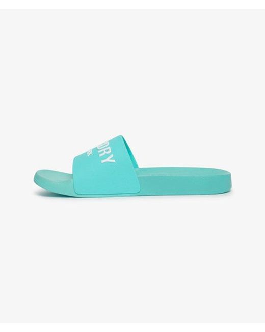 Superdry Blue & Co Core Ombre Pool Sliders