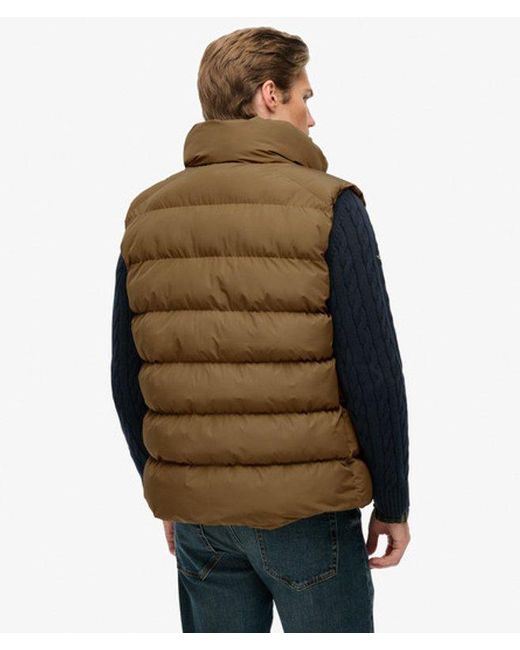Superdry Yellow & Co Sports Puffer Gilet for men