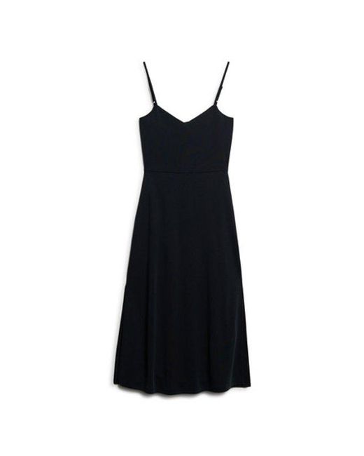 Superdry Blue & Co Modal Jersey Open Back Dress