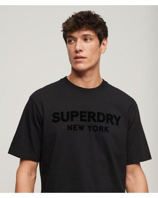 Superdry Black & Co Luxury Sport Loose Fit T-shirt for men