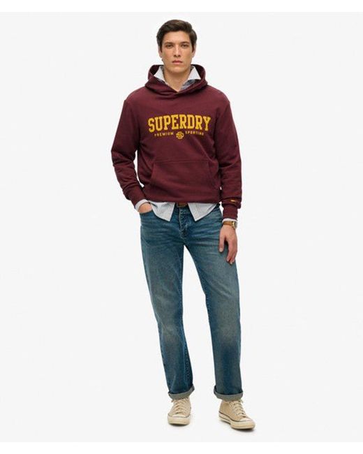 Superdry Red Core Sport Hoodie for men