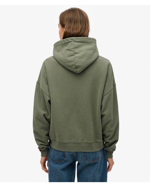 Superdry Green Neo Trad Tattoo Relaxed Hoodie