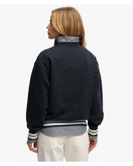 Superdry Black & Co Country Club Crest Crew Sweatshirt