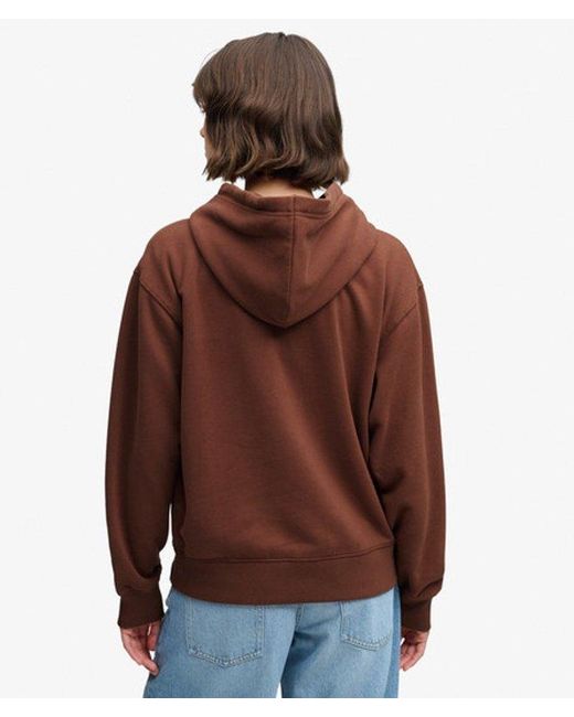 Superdry Red & Co Vintage Prep Chenille Hoodie