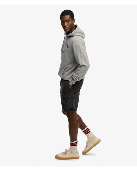Superdry Black & Co Parachute Light Shorts for men
