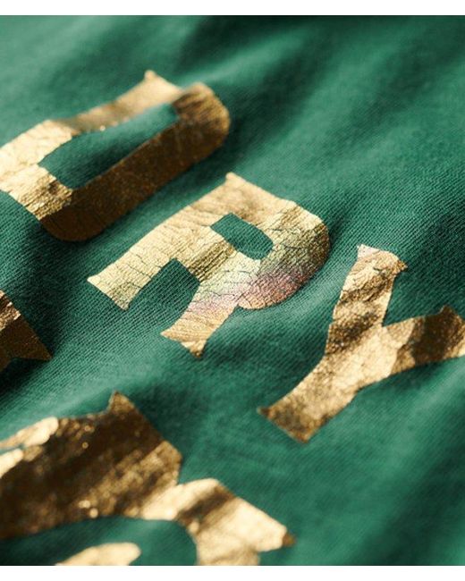 Superdry Green & Co Metallic Workwear Graphic T-shirt for men