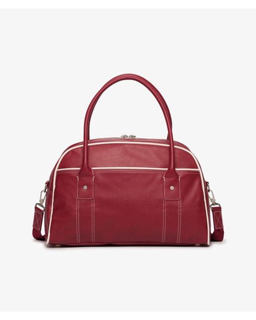 Superdry Red & Co Vintage Bowling Bag