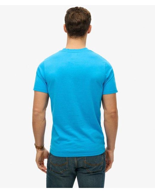 Superdry Blue & Co Vintage Trade Tab T-shirt for men