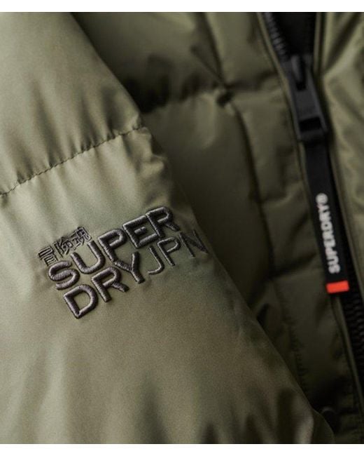 Doudoune à capuche sports Superdry pour homme en coloris Green