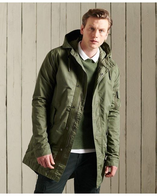 Superdry Service Midweight Parka Coat for Men | Lyst