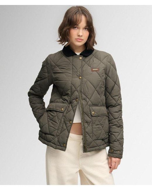 Superdry Gray & Co Cord Trimmed Liner Jacket
