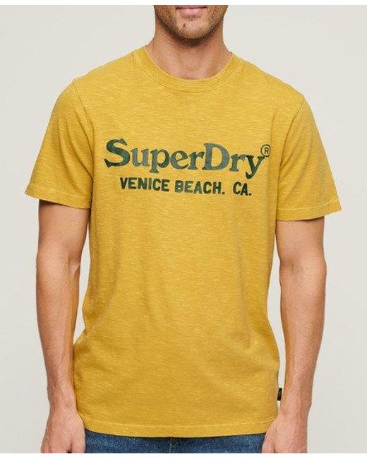 Superdry Metallic Venue Classic Logo T-shirt for men