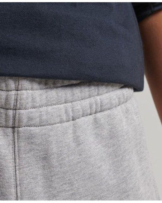 Superdry Gray Classic Applique Joggers Marl for men