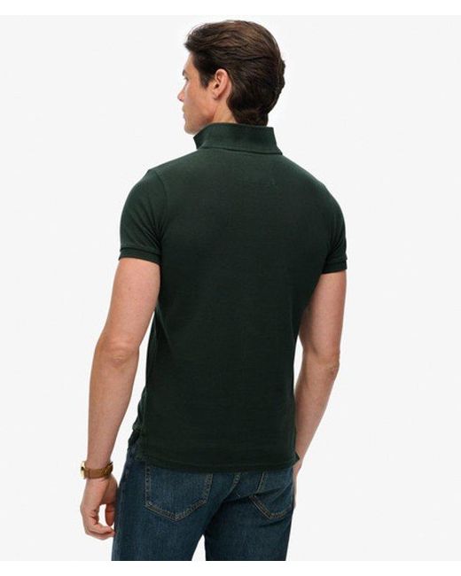 Superdry Green & Co Vintage Athletic Embroidered Polo Shirt for men
