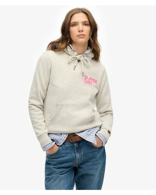 Superdry Natural & Co Rainbow Stripe Hoodie