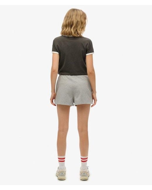 Superdry Gray & Co Athletic Essentials Graphic Shorts
