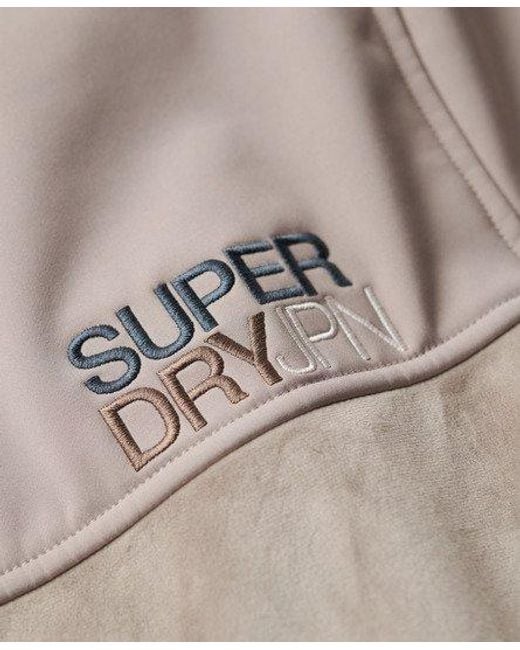 Superdry Natural Hooded Hybrid Trekker Jacket for men