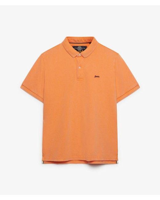 Superdry Orange & Co Classic Pique Polo Shirt for men
