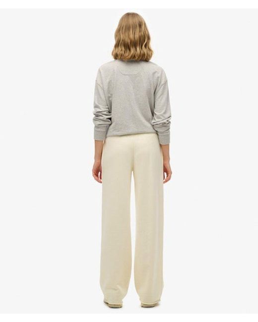 Superdry Studios joggingbroek in het White