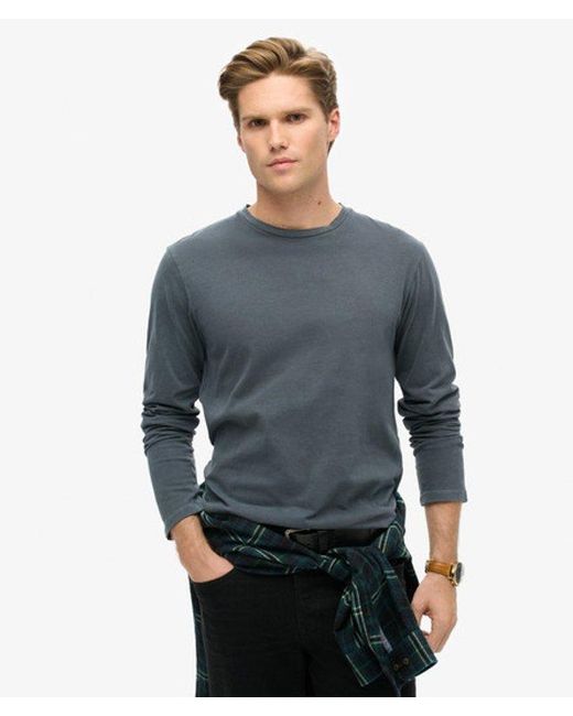 Superdry Gray Classic Essential Top for men