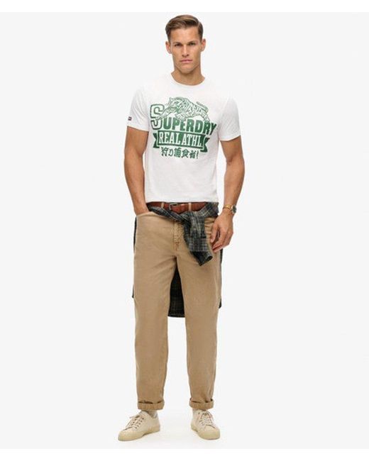 Superdry Green & Co Classic Graphic Print Athletic T-shirt for men