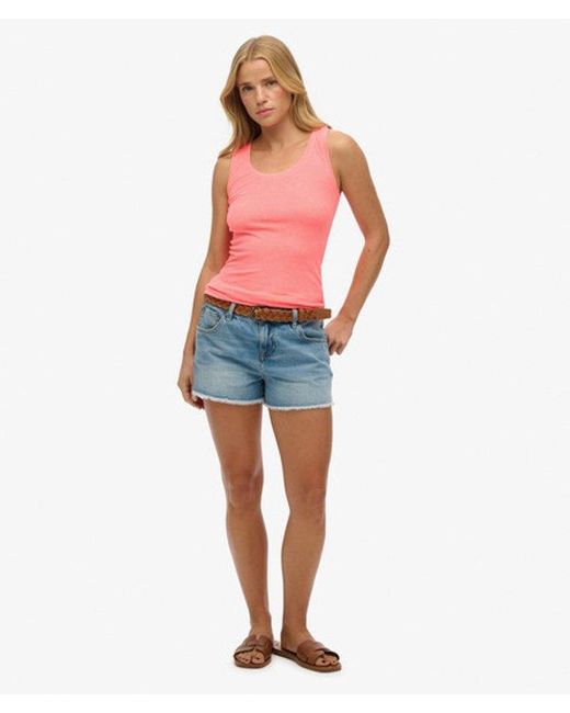 Superdry Red & Co Studios Lightweight Racer Vest Top