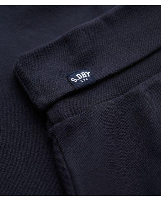 Superdry Blue Athletic Essentials Fold Over Skirt