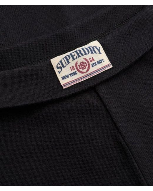 Superdry Black Athletic Essentials Jersey Trousers