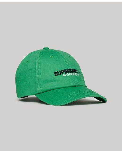 Superdry Green Sport Style Baseball Cap
