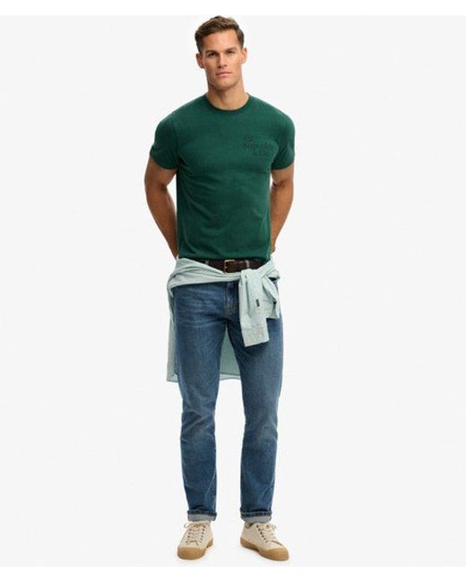 Superdry & Co 1954 Company Relaxed T-shirt in het Green voor heren