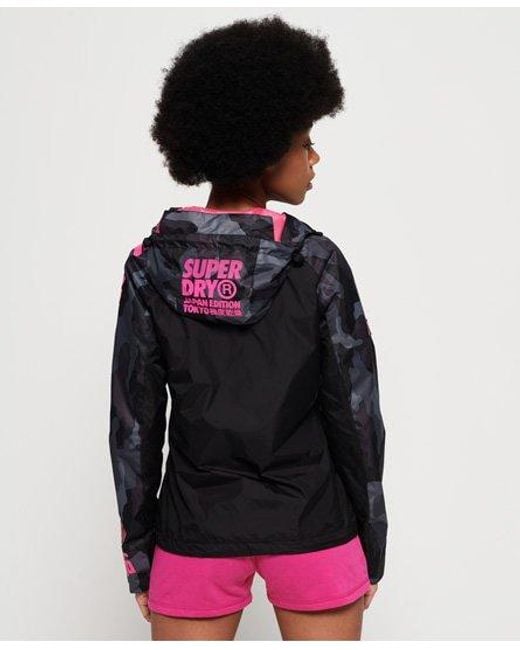 Superdry Red Japan Edition Cagoule Camo/Reflex
