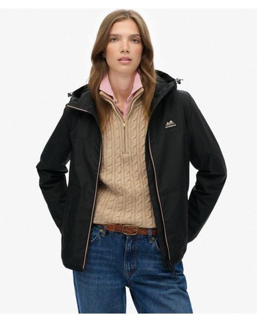 Superdry Black & Co Essential Tri Windbreaker Jacket