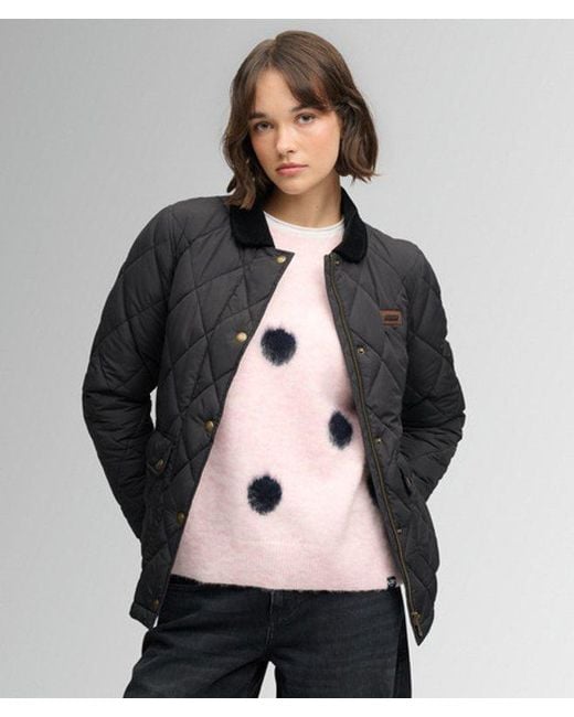 Superdry Gray & Co Cord Trimmed Liner Jacket